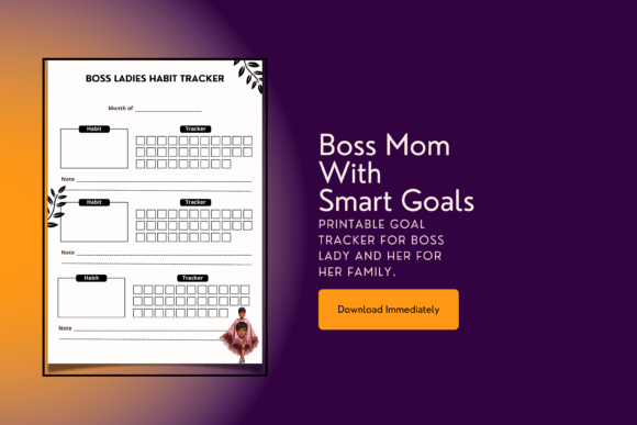 Download Boss Ladies Habit Tracker - Tracker Collection