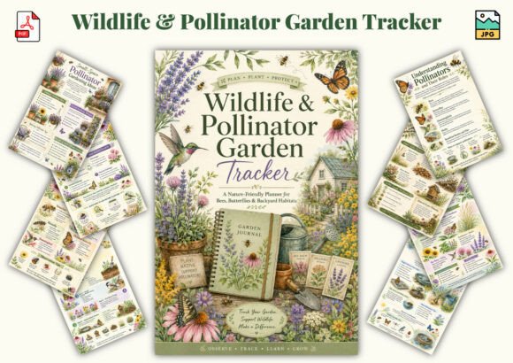 Download Wildlife &amp; Pollinator Garden Tracker - Tracker Collection