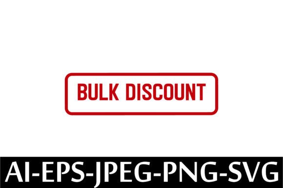 Download BULK DISCOUNT Rubber Stamp Design Vector - Premium Resources