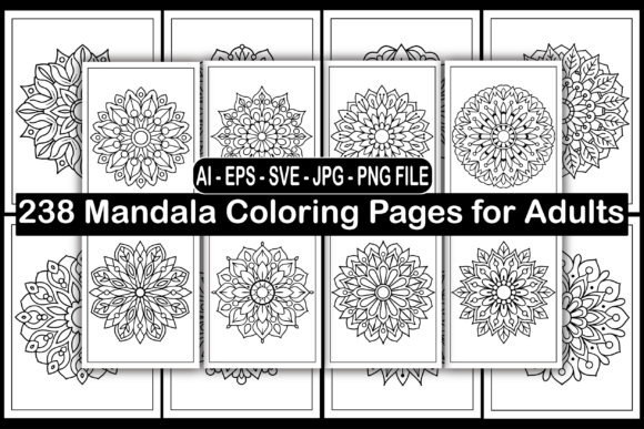 Download 238 Mandala Coloring Pages for Adults - Mandala Collection