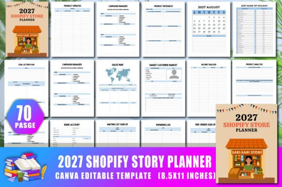 Download 2027 Shopify Store Planner - Shopify store planner Collection
