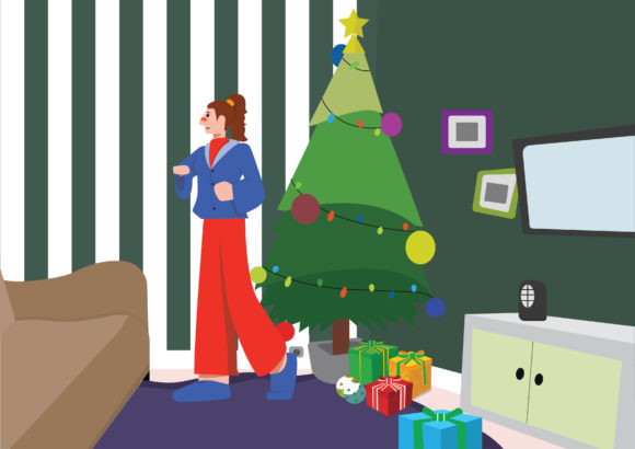 Download Winter House People Illustration #369 - 369 Collection