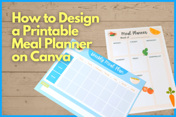 Download How to Design a Printable Meal Planner on Canva - Meal planner Collection