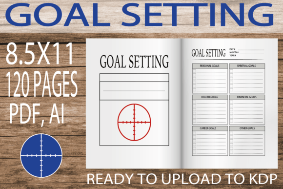 Download Goal Setting Tracker KDP INTERIOR - Tracker Collection
