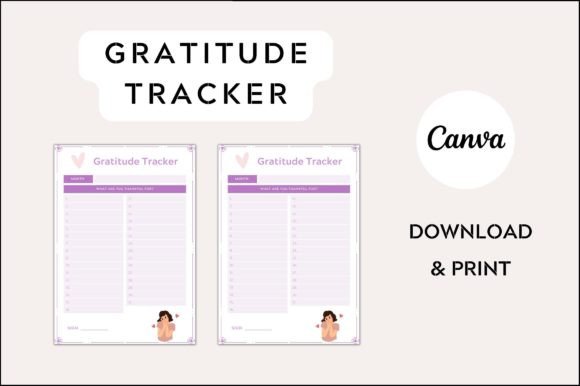Download Printable Gratitude Tracker - Tracker Collection