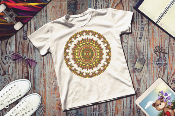 Download Mandala Background with Great Colors - Mandala Collection
