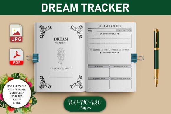 Download DREAM TRACKER 2023 for KDP INTERIOR - Tracker Collection