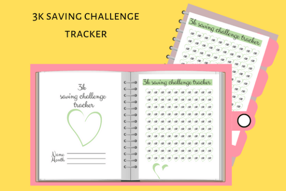 Download 3k Saving Challenge Tracker - Tracker Collection