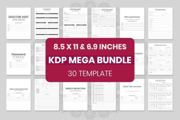 Download Interiors Template Mega Bundle for KDP - Mega Collection